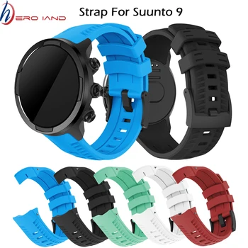 Силиконовый Сменный аксессуар, ремешок для наручных часов, браслет для наручных часов Suunto 9 и Suunto Spartan Sport HR Baro Smartwatch
