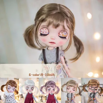 Кукольный парик BJD Подходит для размера Blythe двойная коса имитация мохера для укладки волос аксессуары для куклы