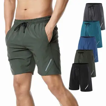 Новые Мужские шорты для бега, Спортивная одежда для спортзала, Брюки для фитнеса, тренировочные трусики для мужчин, Теннис, Баскетбол, футбол