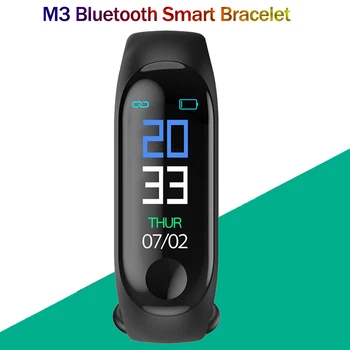 M3 Смарт-Браслет Для Мужчин И Женщин, Спортивные Смарт-Часы, Пульсометр, Монитор Артериального Давления, Монитор Сна, Шагомер, Bluetooth-Соединение для IOS Android