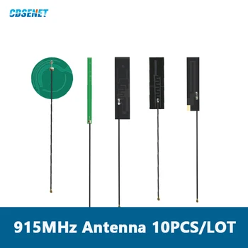 10шт 915 МГц Гибкая телевизионная антенна PCB Встроенная Anteana CDSENET 3dbi с Прочным клеем IPX Interaface Внешняя Антенна для Smart Industry