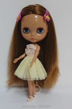 Новая оригинальная кукла с черной кожей, кукла с шоколадной кожей, подходящая для куклы 