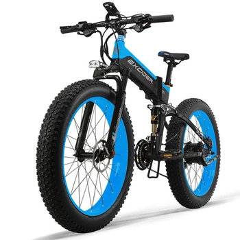 США ЕС Склад CE Горячая Распродажа ebike 1000 Вт 48 В Высокопроизводительный электрический складной велосипед 14.5AH 26 дюймов Snow Fat Tire электрический велосипед