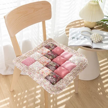 Универсальная подушка для стула Four Seasons, Домашний декор, гостиная, нескользящая подушка-татами, Напольная подушка, Французская хлопковая подушка с цветочным рисунком