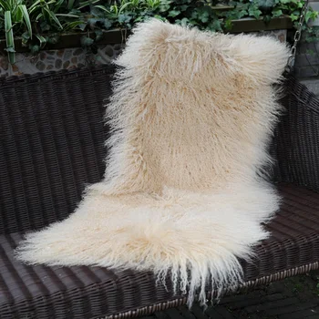 Чехлы для кресел и диванов CX-D-24P, одеяла из цельного монгольского меха ягненка, теплый ковер отличного качества