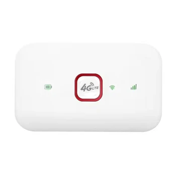 1 ШТ. Карманный 4G Wifi Роутер Белый Пластиковый Mifi 150 Мбит/с Mifi Модем Автомобильный Мобильный Wifi Беспроводная Точка Доступа Со Слотом Для SIM-карты Карманный WiFi