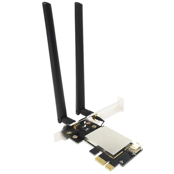 Адаптер PCIE Wifi Card Bluetooth двухдиапазонная беспроводная сетевая карта Repetidor Adaptador для настольного ПК Wi-Fi антенна M.2