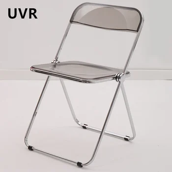 Складной Стул UVR, Новый Пластиковый Косметический стул, Удобное офисное кресло, Долгое сидение Без усталости, стулья для домашнего ресторана