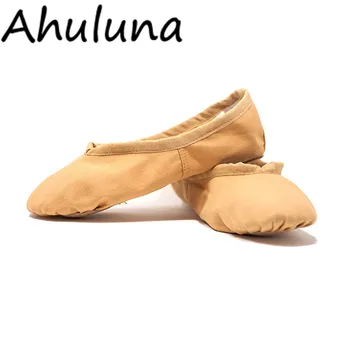 4 Цвета, Парусиновые танцевальные кроссовки для девочек, Мягкие балетные туфли, Женская Детская Обувь для бальных танцев, обувь для занятий балериной DS025