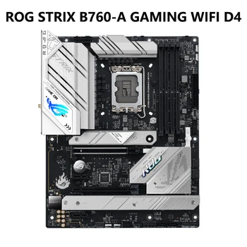 ASUS ROG STRIX B760-Игровая материнская плата WIFI D4 для процессора Intel, пропускная способность PCIe 5,0 для видеокарт, WiFi 6E USB3.2 GEN 2X2