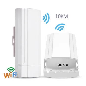 900 Мбит/с 5G Открытый CPE Маршрутизатор PTP 10 км Диапазон Wi-Fi Точка доступа WDS Беспроводной WiFi Мост Расширитель WiFi Ретранслятор Для IP-камеры