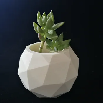 3D Бетонная форма Формы для ваз Силикагелевый садовый цветочный горшок Силиконовая форма Геодезическая сфера СРЕДНЯЯ форма для свечей
