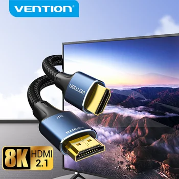 Vention 8K HDMI 2,1 Кабель 4K 120 Гц 48 Гбит/с для USB C КОНЦЕНТРАТОРА PS5 TV Box Dolby Atmos HDR10 + HDMI Разветвитель Swictch Цифровые кабели HDMI