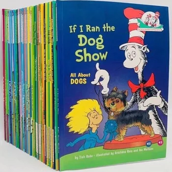 Оригинальная английская книжка с картинками доктора Сьюза, классическая серия Dr. Seuss, детская книга с английскими историями, 33 тома