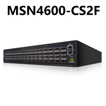 NVIDIA Mellanox MSN4600-CS2F Spectrum-3 100GbE 2U Открытый Ethernet-Коммутатор Onyx System 64x200GbE QSFP28