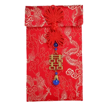 2020 Новоселье Свадьба День Рождения Денежный Карман Парчовый Подарочный Пакет Счастливый Китайский Новый Год Хун Бао Традиционные Красные Конверты