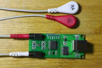 USB модуль сбора ЭКГ Модуль BMD101 плата измерения ЭКГ Модуль сбора данных о частоте сердечных сокращений с видео