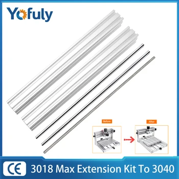 Yofuly 3018 Y-Axis Extension Kit CNC Upgrade Extension Kit 3018 до 3040 Для Деревообрабатывающего Маршрутизатора 3018 Max Гравировально-фрезерный станок