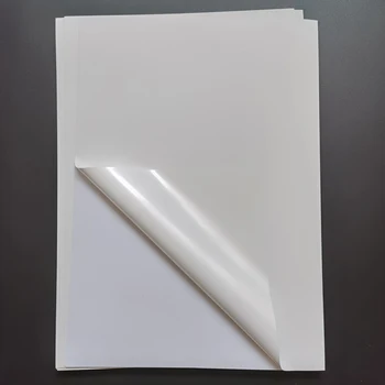 50 Листов Водонепроницаемой самоклеящейся белой виниловой наклейки формата А4 для лазерного/УФ-принтера