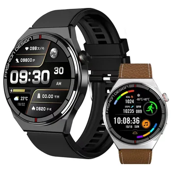 Умные часы AMOLED, деловые часы для мужчин, умные часы с Bluetooth-вызовом, HD-экран, большая емкость аккумулятора 380 мАч, лучшие фитнес-часы