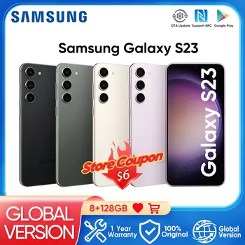 2023 Новый Samsung Galaxy S23 5G Qualcomm SM8550-AC Snapdragon 8 Gen 2 120Hz AMOLED 2X Дисплей Android13 NFC 50-мегапиксельная тройная камера