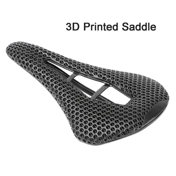 Велосипедное Седло с 3D-принтом PROMEND Carbon, Легкое Удобное сиденье для горного Велосипеда, Амортизирующие Седла, Аксессуары для Велоспорта