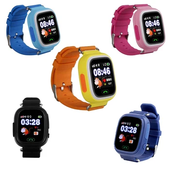 Новые Детские Смарт-часы Q90 GPS С Положением телефона, Детские Часы с Сенсорным экраном 1,22 дюйма, WIFI SOS, Умные Детские Часы