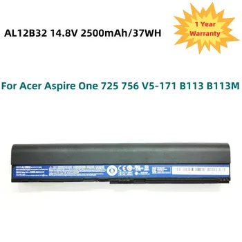 Аккумулятор для ноутбука AL12B32 для Acer Aspire One 725 756 V5-171 B113 B113M AL12X32 AL12A31 AL12B31 AL12B32 14,8 V 37WH/2500 mAh
