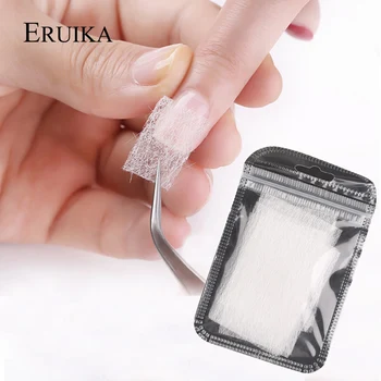 ERUIKA 10 шт., Шелковое стекловолокно для наращивания ногтей, форма для наращивания ногтей, УФ-гель, Акриловый набор инструментов для дизайна ногтей
