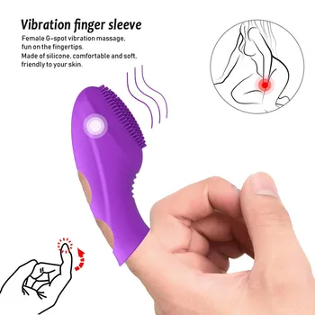 Пальцевые вибраторы для женщин, Стимулятор точки G, Клитора, Массажер для мастурбации, Лесбийские Эротические вибраторы для влагалища, секс-игрушки для взрослых