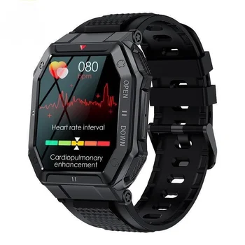 K55 1,85 дюймов 2023 Военные Смарт-Часы Мужские Bluetooth Вызов 350 мАч 24 Ч Здоровый Монитор Открытый IP68 Водонепроницаемый Smartwatch Подлинный