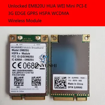 Разблокированный беспроводной модуль EM820U HUA WEI Mini PCI-E 3G 100% НОВЫЙ и оригинальный EDGE GPRS HSPA WCDMA в наличии