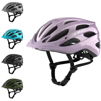 Шлем для езды на велосипеде с задним фонарем, Уличный Профессиональный Дорожный Шлем для горных Велосипедов, Съемный козырек, Сверхлегкие Велосипедные шлемы