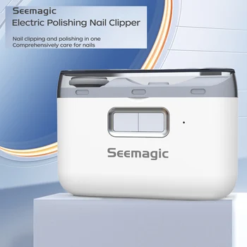 Youpin Seemagic, электрическая машинка для стрижки ногтей, средство для хранения чипов, лак для ногтей, подсветка, защита безопасности, вырезать и обрезать Многофункциональный
