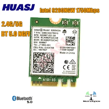 1730 Мбит/с Для Intel Dual Band Card Настольный комплект Bluetooth 5,0 802.11ac M.2 9260NGW Карта Антенна Для Ноутбука Win10