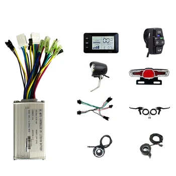 GD01 ЖК-дисплей с панелью управления для электрического велосипеда, скутера, бесщеточного контроллера, комплект 17A, водонепроницаемый, с подсветкой для электровелосипеда