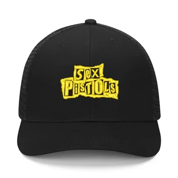 Sex Pistols Панк-группа Шляпа С Вышивкой Мужская Женская Спортивная Бейсбольная Шляпа Хип-Хоп Дышащие Летние Головные Уборы На Заказ Шапки С Логотипом