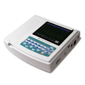 CONTEC ECG1200G Аппарат для Электрокардиограммы и ЭКГ с Сенсорным экраном ЭКГ ЭКГ-монитор 12-Канальное программное обеспечение для интерпретации сенсорного экрана