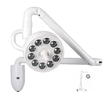 Светодиодная лампа для операционной, Настенный/Портативный Хирургический Светодиодный светильник для осмотра, Медицинская Лампа для Стоматологической клиники