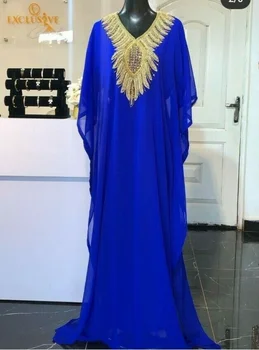 Африканское Женское Платье, Модный Халат, Дубайское Платье, Расшитый Бисером Марокканский Халат
