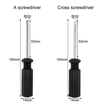 2 шт. Мини-отвертка с прорезями/крестовиной 4 мм, инструменты для домашнего ручного ремонта 