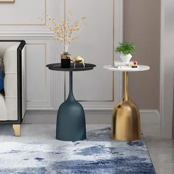 Простой диван в скандинавском стиле, приставной столик, Креативная гостиная, Маленький чайный столик, Кофейный столик для дома, Современный минималистичный балкон, спальня в собранном виде