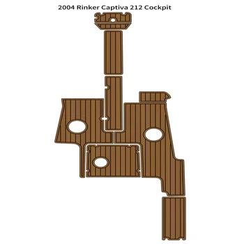 2004 Rinker Captiva 212, кокпит, лодка из ЭВА, искусственная пена, тиковый настил