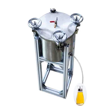 Коммерческая Пневматическая машина для очистки оливкового арахисового масла из нержавеющей Стали небольшого размера