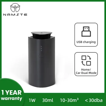 NAMSTE Портативный USB Перезаряжаемый Автомобильный Ароматизатор, Автомобильный Диффузор для Ароматерапии, Освежитель воздуха, Машина для ароматизации масла
