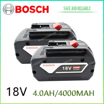 18V 4.0AH 100% новый Оригинальный Перезаряжаемый Литий-ионный Аккумулятор для Bosch 18V Резервный Аккумулятор Портативная Замена BAT609 BAT618