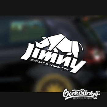 2 цвета, водонепроницаемый светоотражающий носорог, внедорожный автомобильный стайлинг, виниловая наклейка для автомобиля, внешние отличительные знаки для SUZUKI JIMNY в любом месте